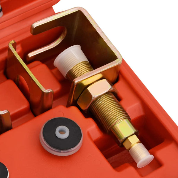 vidaXL Cooling System Tester Set Red 36x27x9 cm