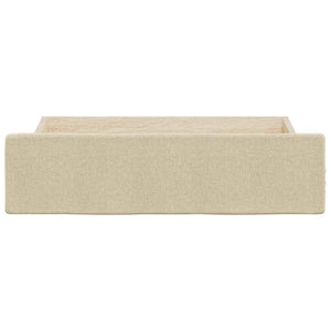 Bettschubladen Creme Holzwerkstoff 2er Set