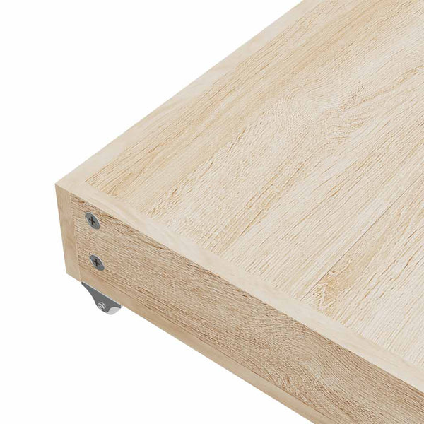 Bettschubladen Creme Holzwerkstoff 2er Set