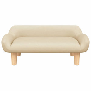 vidaXL Kids Sofa Cream 70x40x24 cm Fabric