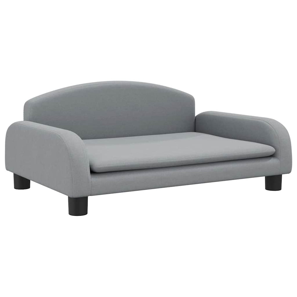 vidaXL Kids Sofa Light Gray 70x45x30 cm Fabric