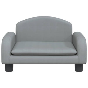 vidaXL Kids Sofa Light Grey 50x40x30 cm Fabric