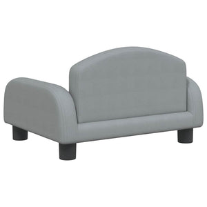 vidaXL Kids Sofa Light Grey 50x40x30 cm Fabric