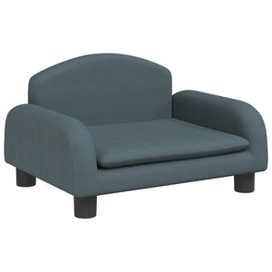 vidaXL Children's Sofa Dark Grey 50x40x30 cm Fabric