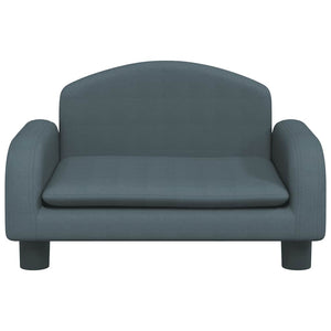 vidaXL Children's Sofa Dark Grey 50x40x30 cm Fabric