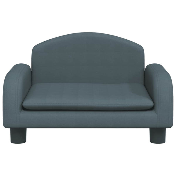 vidaXL Children's Sofa Dark Grey 50x40x30 cm Fabric