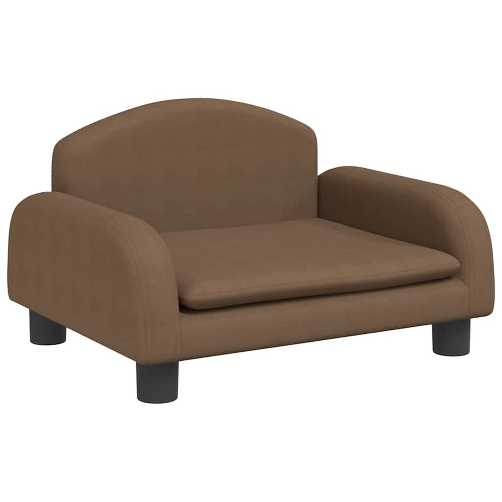vidaXL Children's Sofa Brown 50x40x30 cm Fabric