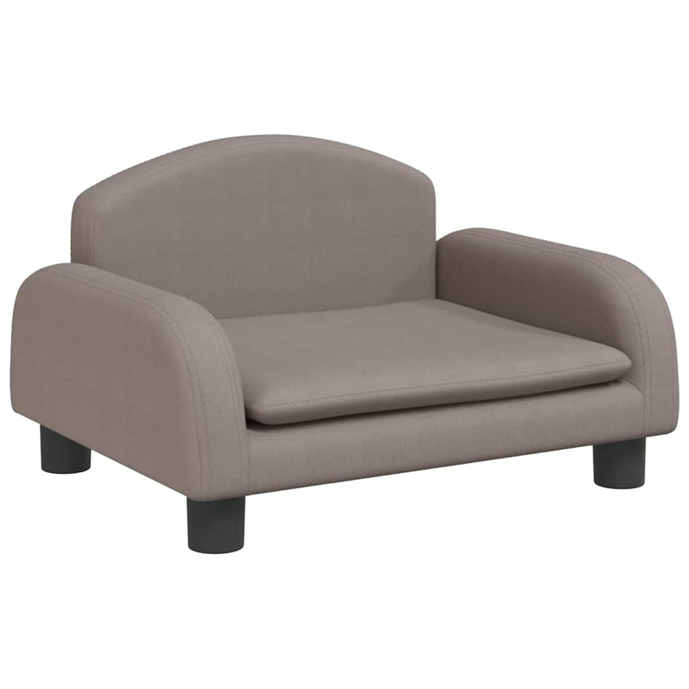 vidaXL Kids Sofa Taupe 50x40x30 cm Fabric