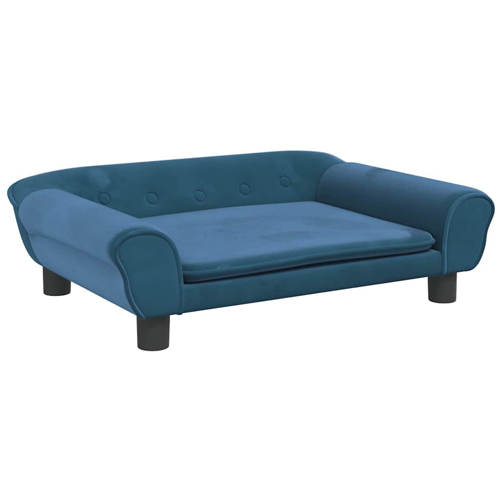 vidaXL Children's Sofa Blue 70x45x26 cm Velvet