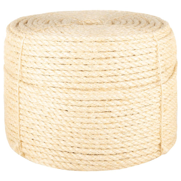 vidaXL Rope 100% Sisal 10 mm 25 m