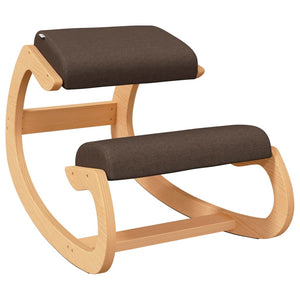 vidaXL Kneeling Chair Brown 55x84x55 cm Birch Plywood