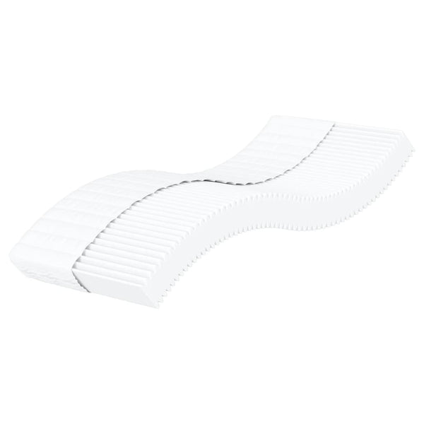 vidaXL Day Bed with Mattress Light Grey 80x200 cm Fabric