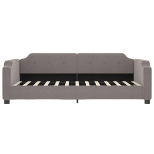 vidaXL Day Bed with Mattress Taupe 80x200 cm Fabric