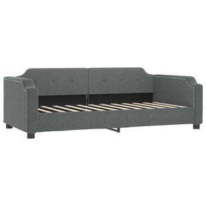 vidaXL Day Bed Extendable Dark Grey 80x200 cm Fabric