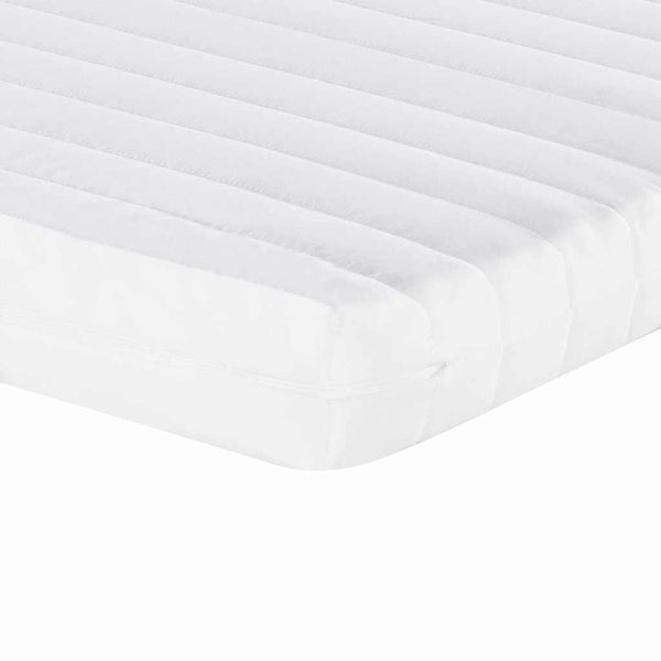 vidaXL Extendable Day Bed with Mattresses Dark Grey 80x200 cm Fabric