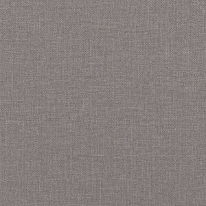 vidaXL Day Bed Extendable with Mattresses Taupe 90x200 cm Fabric