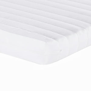 vidaXL Extendable Day Bed with Mattresses White 90x200 cm Faux Leather