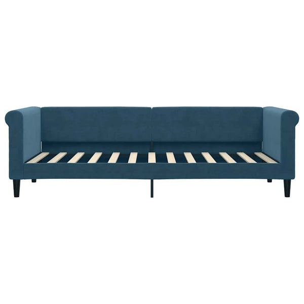 vidaXL Day Bed with Mattress Blue 80x200 cm Velvet