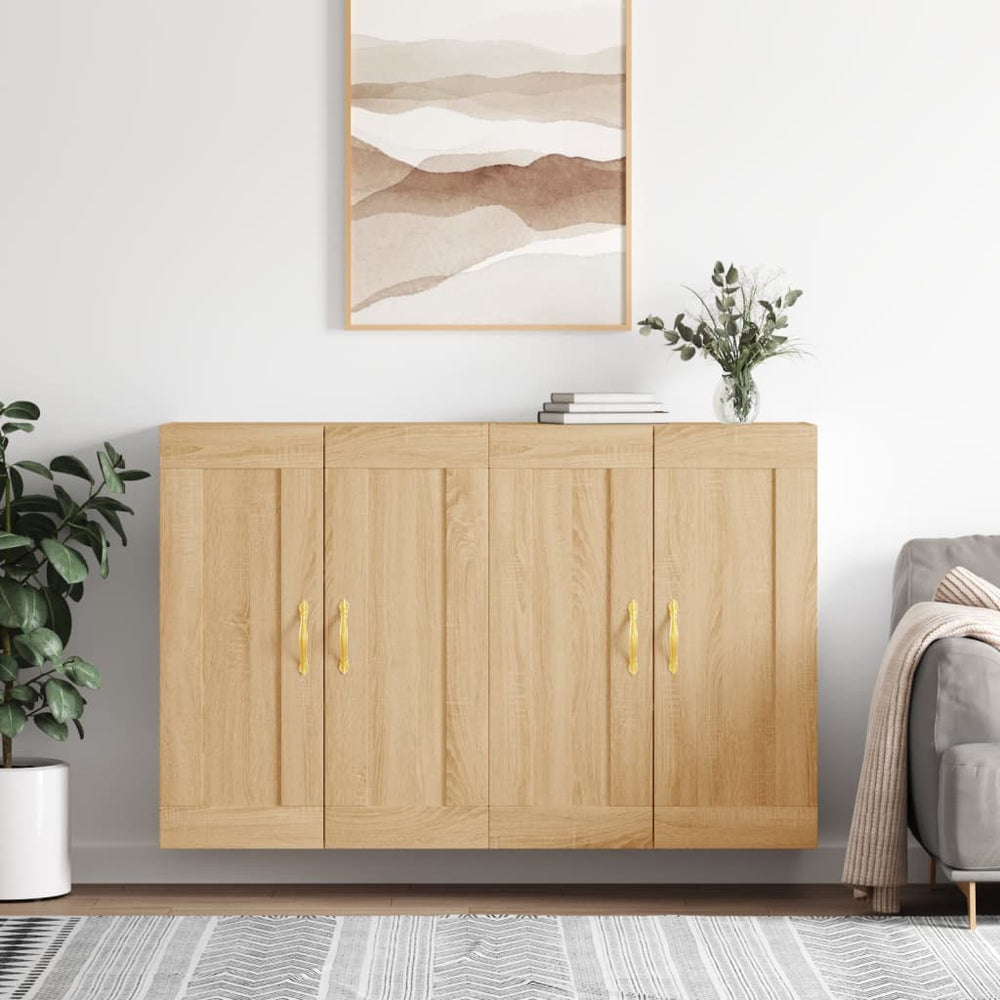 vidaXL Wall Cabinets 2 pcs. Sonoma Oak Engineered Wood