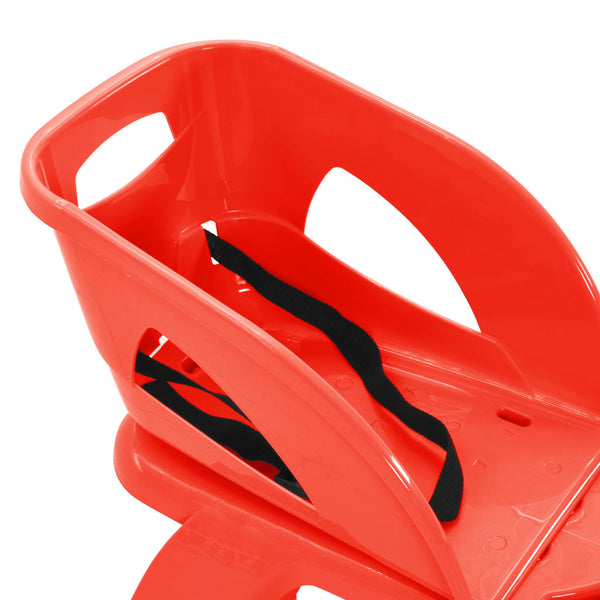 Kinderschlitten mit Lenkrad Rot
