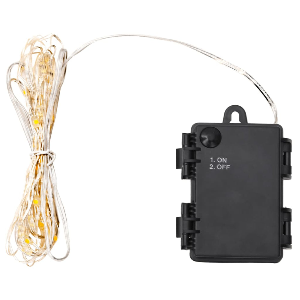 vidaXL LED String Lights with 66 LEDs and Blower 660 cm