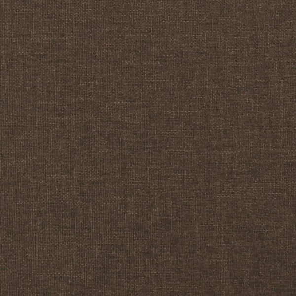 vidaXL Box Spring Bed with Mattress Dark Brown 90x200 cm Fabric