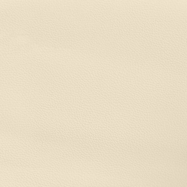 vidaXL Box Spring Bed with Mattress Cream 140x190 cm Faux Leather