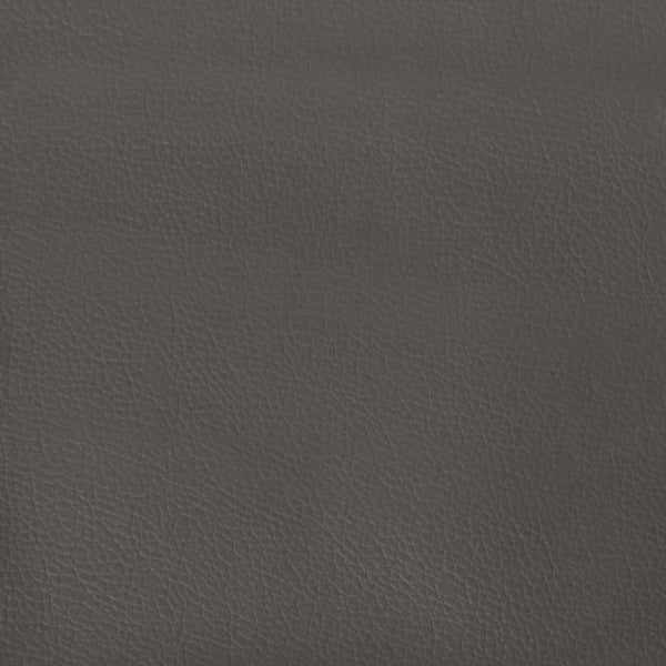 vidaXL Box Spring Bed with Mattress Grey 200x200 cm Faux Leather