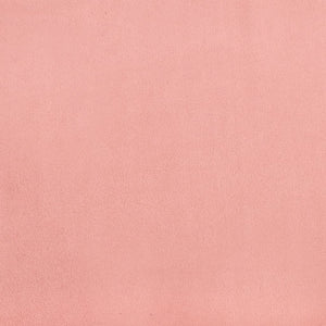 vidaXL Box Spring Bed with Mattress Pink 100x200 cm Velvet