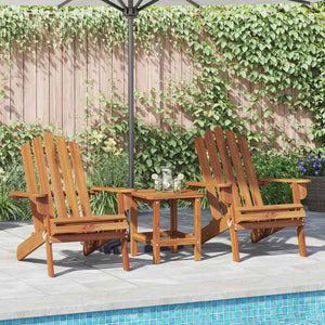 vidaXL Adirondack Garden Chairs 2 pcs. Solid Acacia Wood