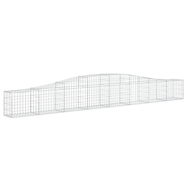 vidaXL Gabions with Arch 20 pcs. 400x30x40/60 cm Galvanized Iron