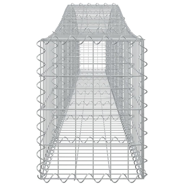 vidaXL Gabions with Arch 20 pcs. 400x30x40/60 cm Galvanized Iron