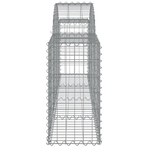 vidaXL Gabions with Arch 25 pcs. 200x30x60/80 cm Galvanized Iron
