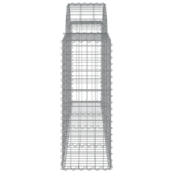 vidaXL Gabions with Arch 13 pcs. 200x30x80/100cm Galvanized Iron