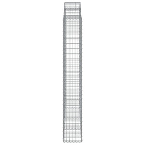 vidaXL Gabions with Arch Top 6 pcs 200x30x200/220cm Galvanised Iron