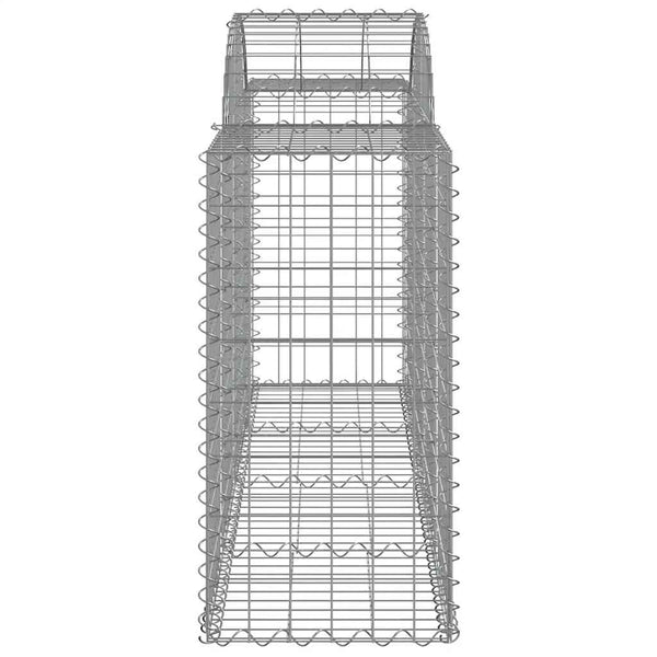 vidaXL Gabions with Arch 25 pcs. 200x50x80/100cm Galvanized Iron