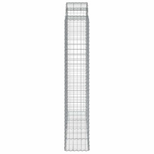 vidaXL Gabions with Arch 20 pcs. 200x50x220/240cm Galvanized Iron