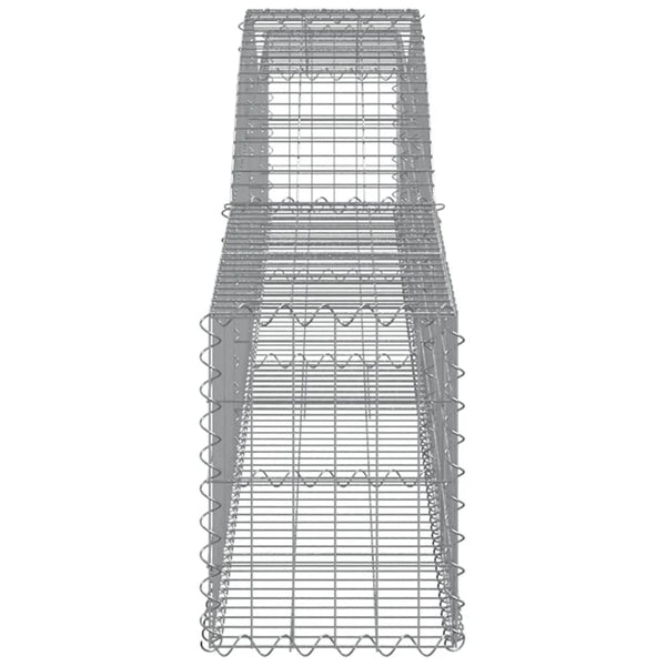 vidaXL Gabions with Arch 9 pcs. 400x30x40/60 cm Galvanized Iron