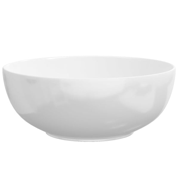 vidaXL Sink White 44x17 cm Ceramic Round