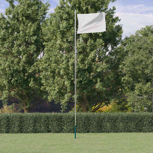 vidaXL Sectional Flagpole Silver 6.08 m Aluminum