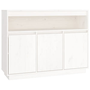 Weißes Sideboard 104,5 cm Kiefer Massivholz