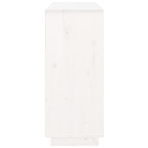 Weißes Sideboard 104,5 cm Kiefer Massivholz
