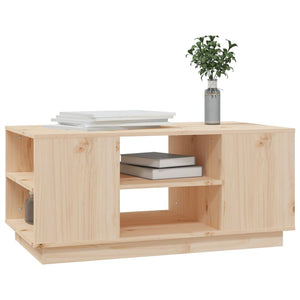 Couchtisch Kiefer Massivholz 90x49 cm
