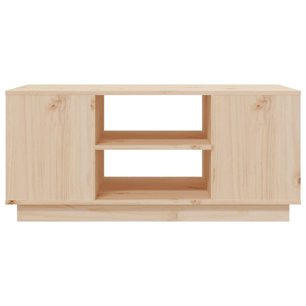 Couchtisch Kiefer Massivholz 90x49 cm