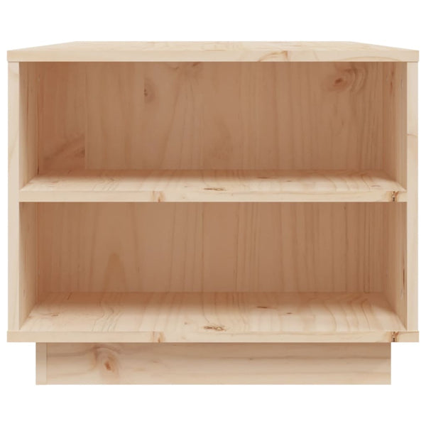 Couchtisch Kiefer Massivholz 90x49 cm