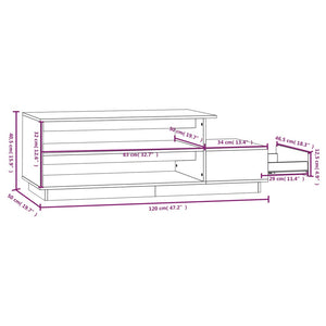 Couchtisch Kiefer Massivholz 120 cm