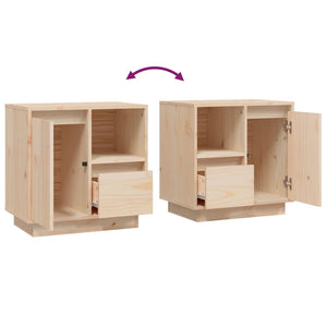 Nachttisch Kiefer Massivholz 50x50 cm