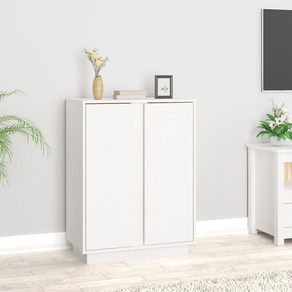 Weißes Kiefer Sideboard 60x35x80cm