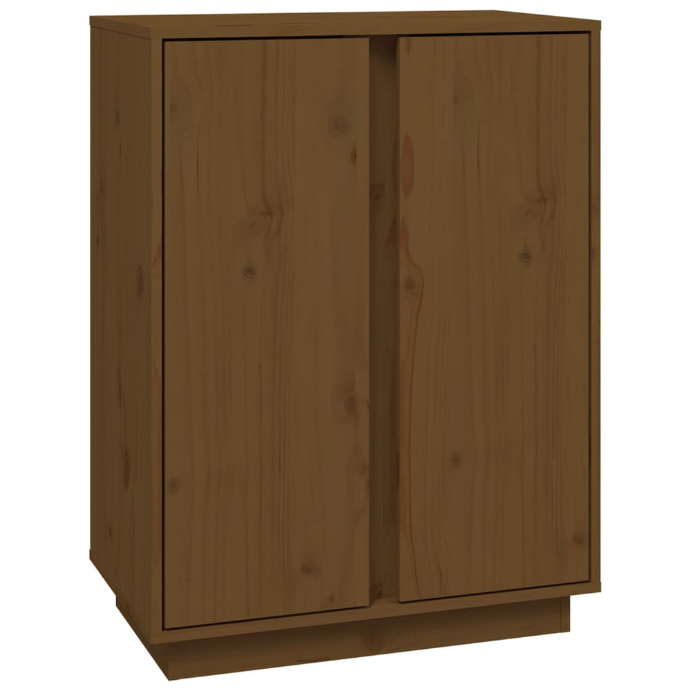 Sideboard Honigbraun 60x35x80cm Kiefer Massivholz