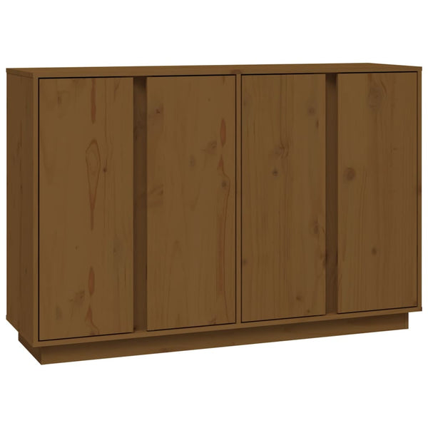 Sideboard Honigbraun 120 cm Kiefer Massivholz